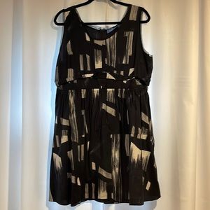 Blue and White Dress